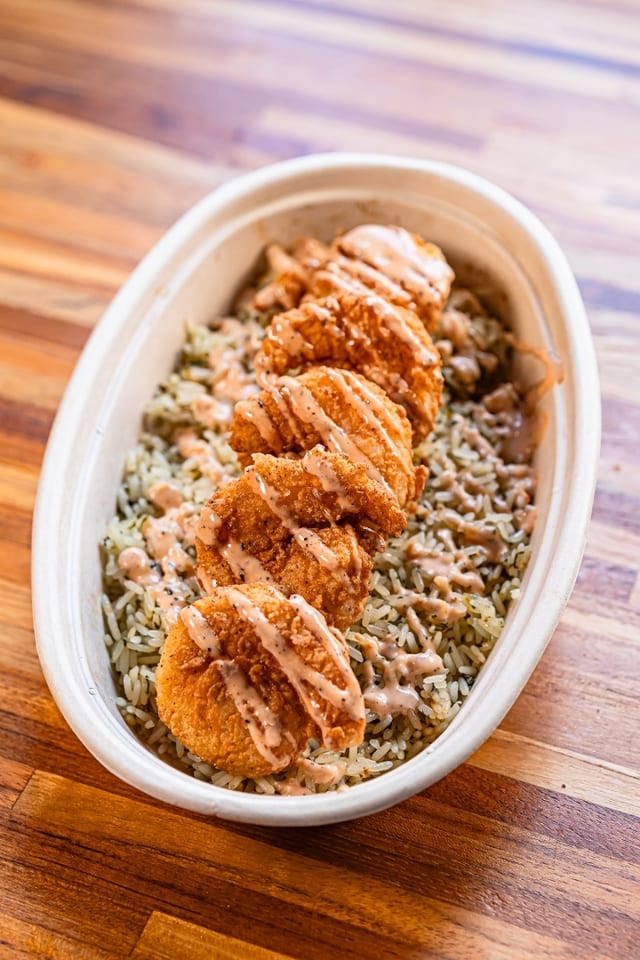 Shrimp Rice Bowl Combo #5.